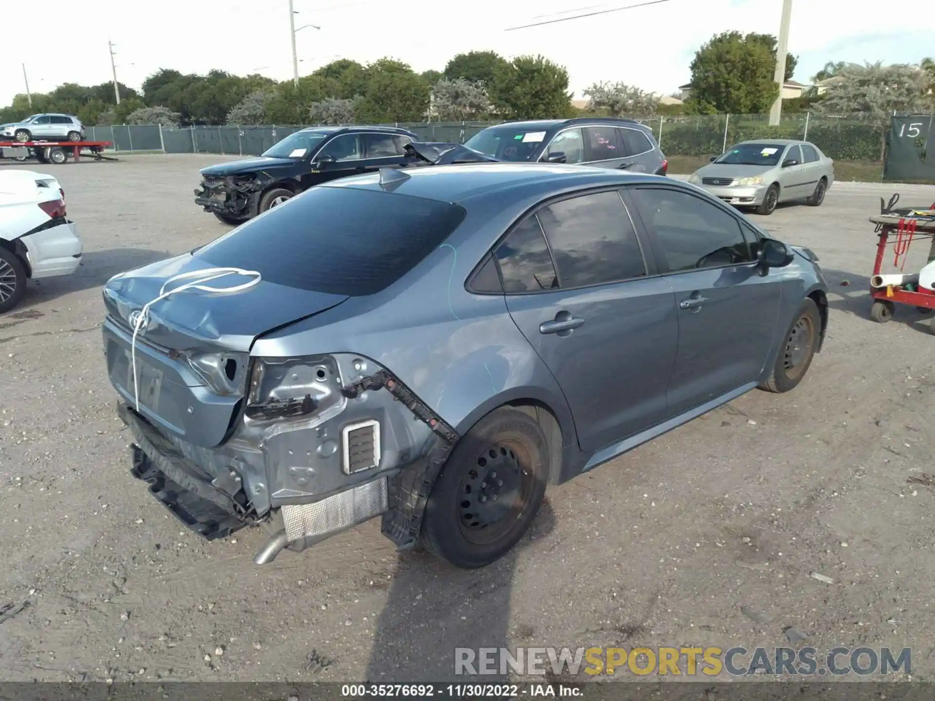 4 Photograph of a damaged car JTDDPRAEXLJ051175 TOYOTA COROLLA 2020