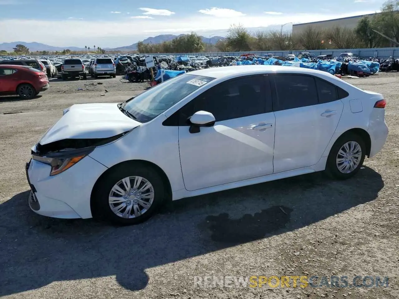1 Photograph of a damaged car JTDDPRAEXLJ055758 TOYOTA COROLLA 2020