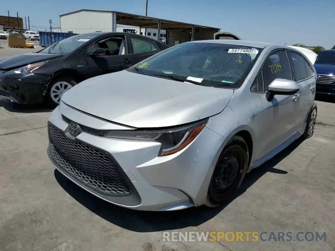 2 Photograph of a damaged car JTDDPRAEXLJ068154 TOYOTA COROLLA 2020