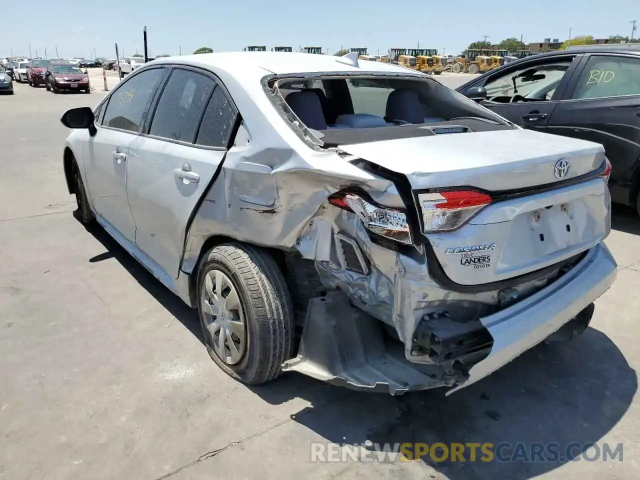 3 Photograph of a damaged car JTDDPRAEXLJ068154 TOYOTA COROLLA 2020