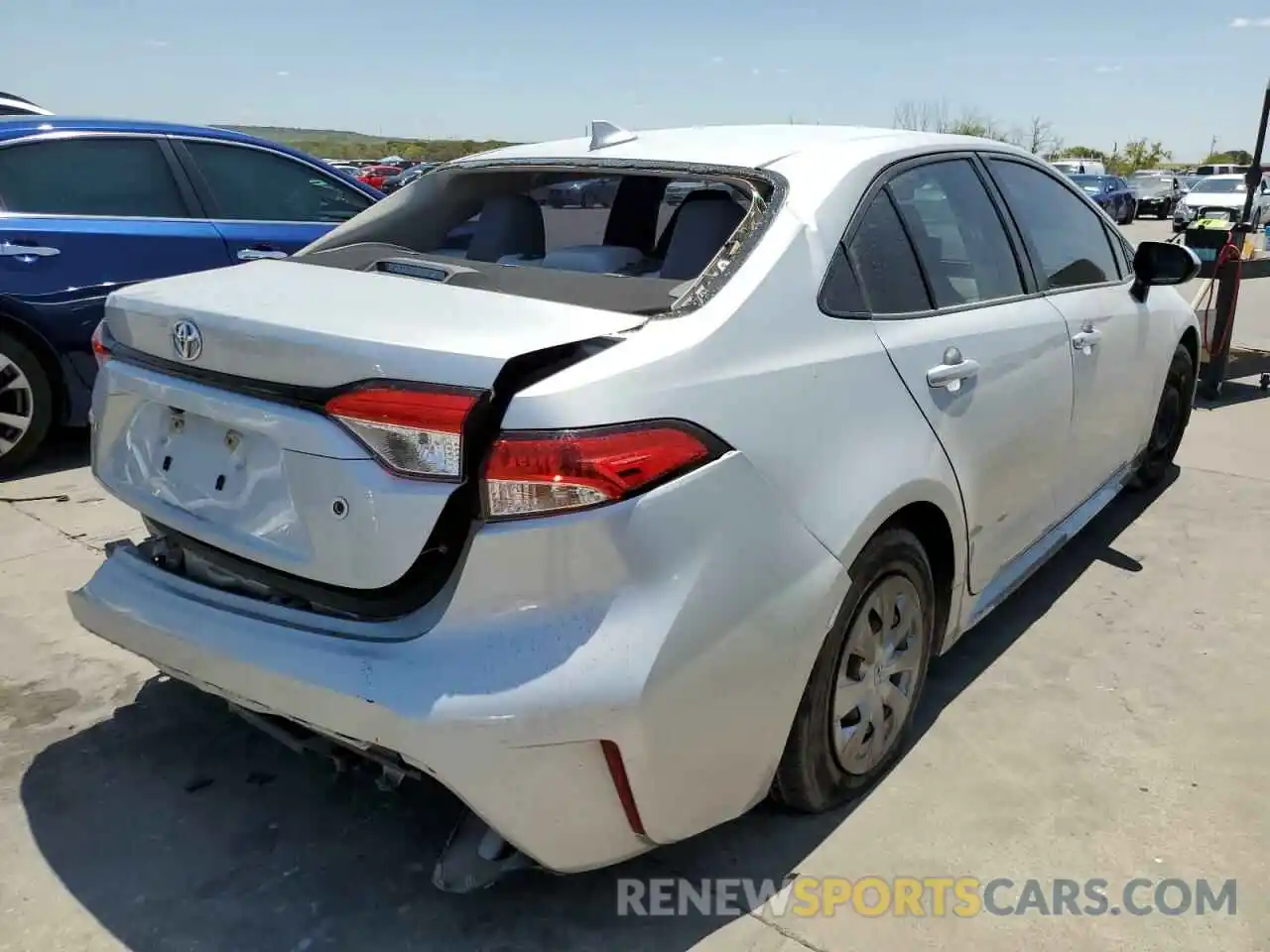 4 Photograph of a damaged car JTDDPRAEXLJ068154 TOYOTA COROLLA 2020