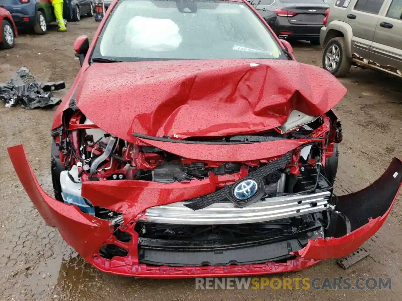 7 Photograph of a damaged car JTDEBRBE0LJ000480 TOYOTA COROLLA 2020