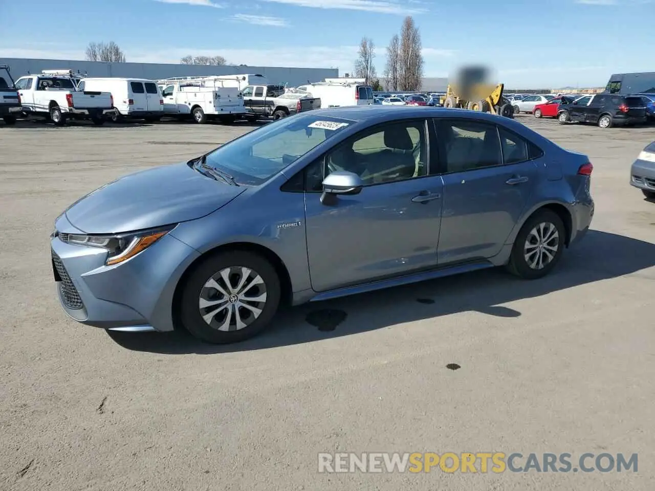 1 Photograph of a damaged car JTDEBRBE0LJ001080 TOYOTA COROLLA 2020