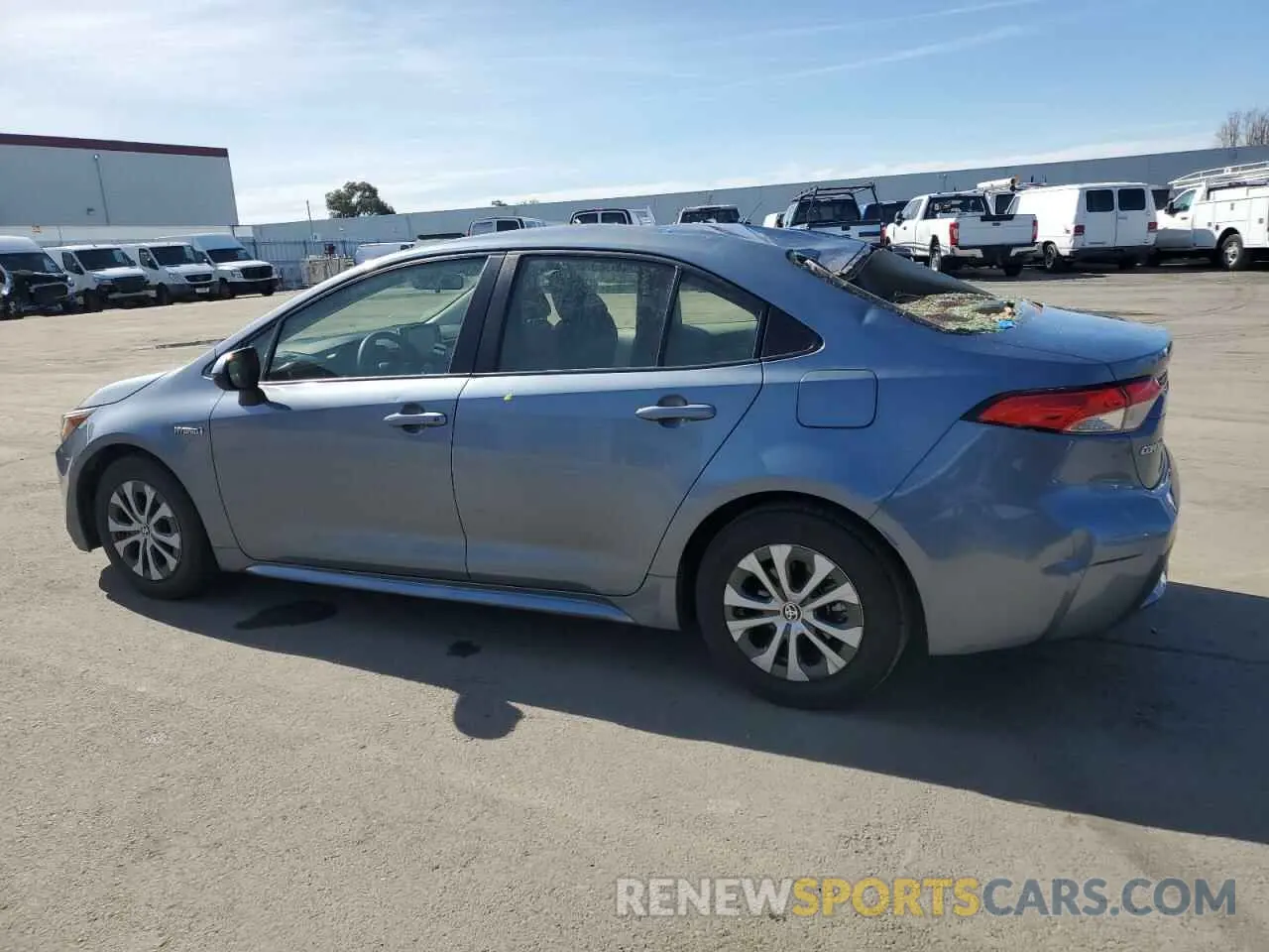 2 Photograph of a damaged car JTDEBRBE0LJ001080 TOYOTA COROLLA 2020