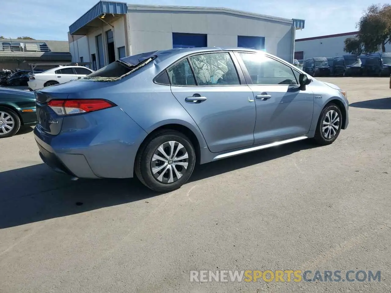 3 Photograph of a damaged car JTDEBRBE0LJ001080 TOYOTA COROLLA 2020