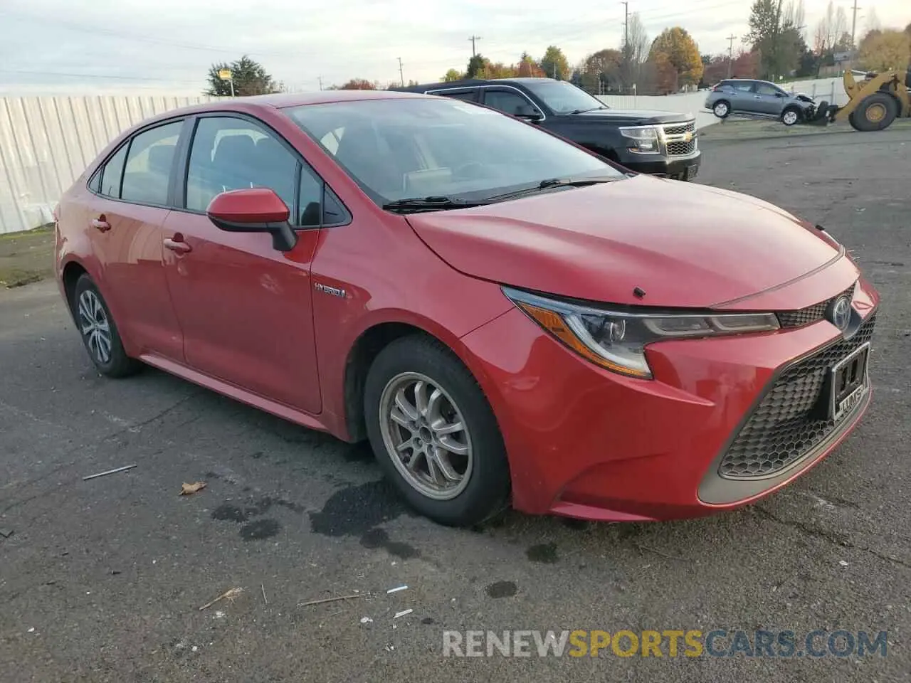 4 Photograph of a damaged car JTDEBRBE0LJ003301 TOYOTA COROLLA 2020