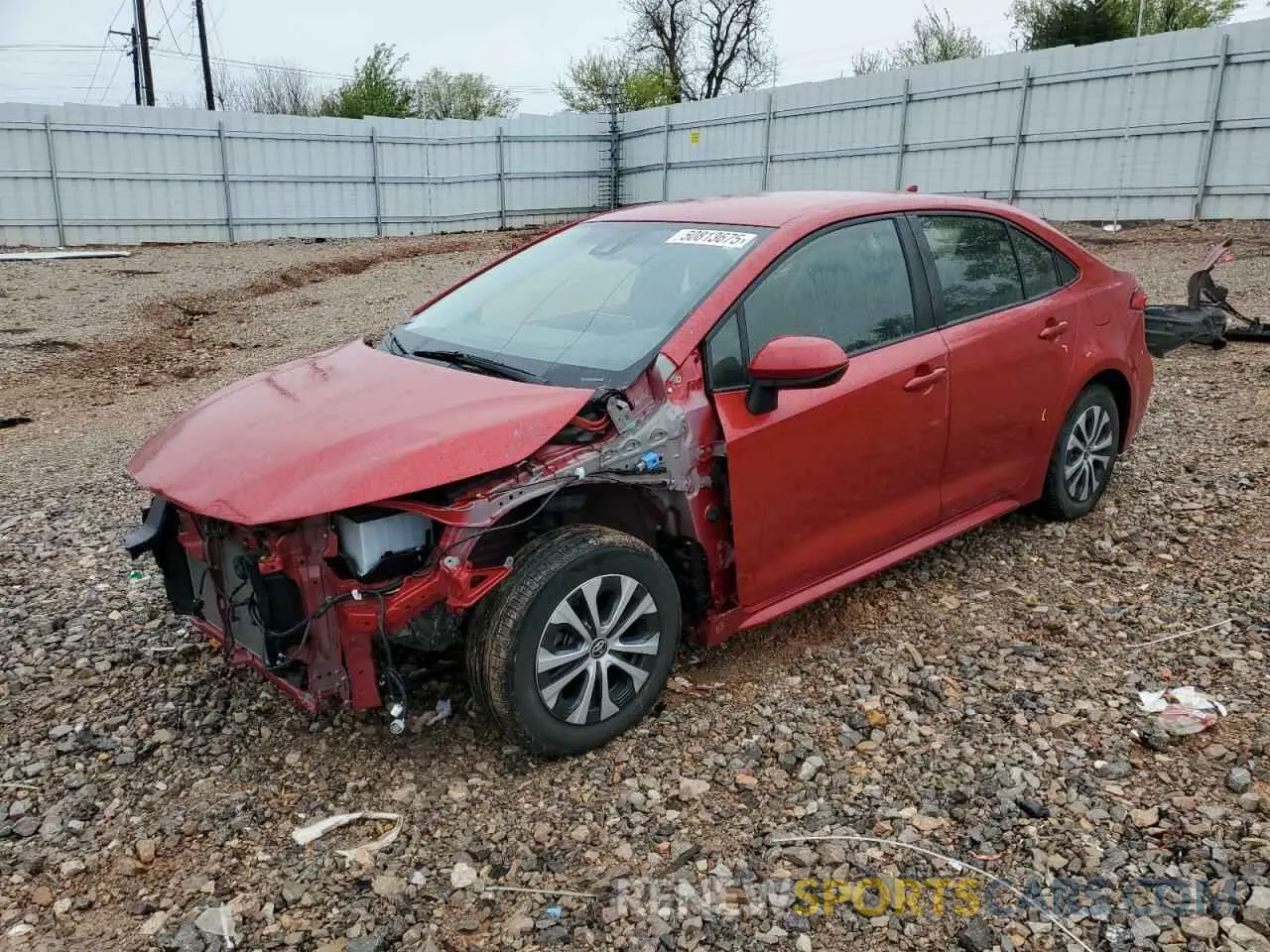 1 Photograph of a damaged car JTDEBRBE0LJ004027 TOYOTA COROLLA 2020