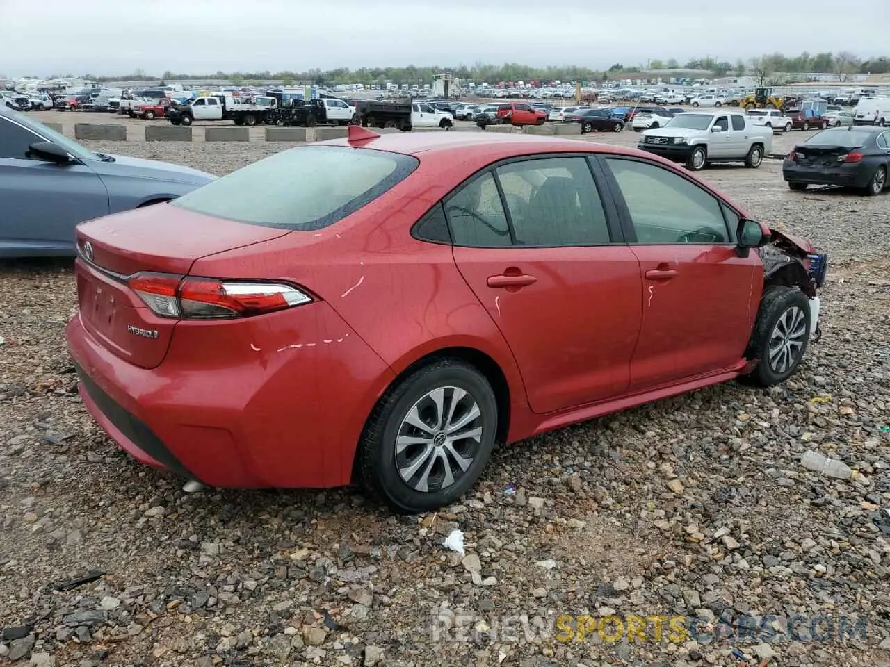 3 Photograph of a damaged car JTDEBRBE0LJ004027 TOYOTA COROLLA 2020