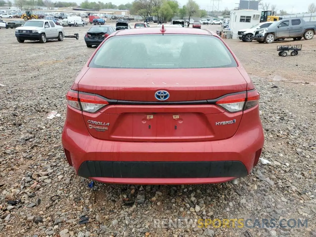 6 Photograph of a damaged car JTDEBRBE0LJ004027 TOYOTA COROLLA 2020