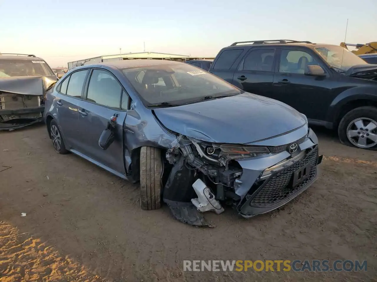 4 Photograph of a damaged car JTDEBRBE0LJ010569 TOYOTA COROLLA 2020