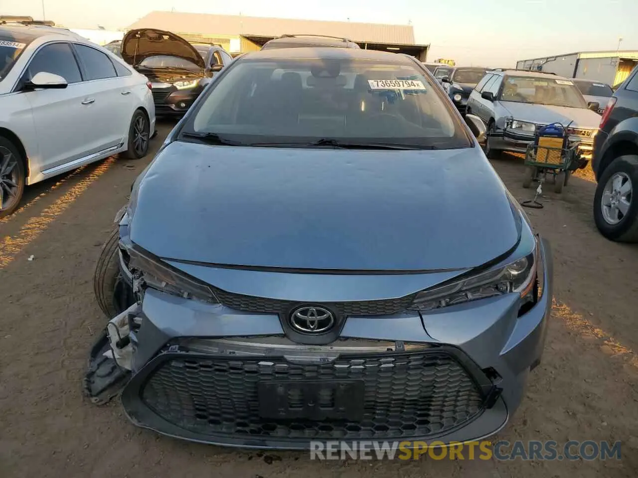 5 Photograph of a damaged car JTDEBRBE0LJ010569 TOYOTA COROLLA 2020
