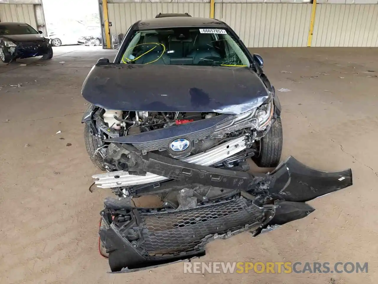 9 Photograph of a damaged car JTDEBRBE0LJ011544 TOYOTA COROLLA 2020