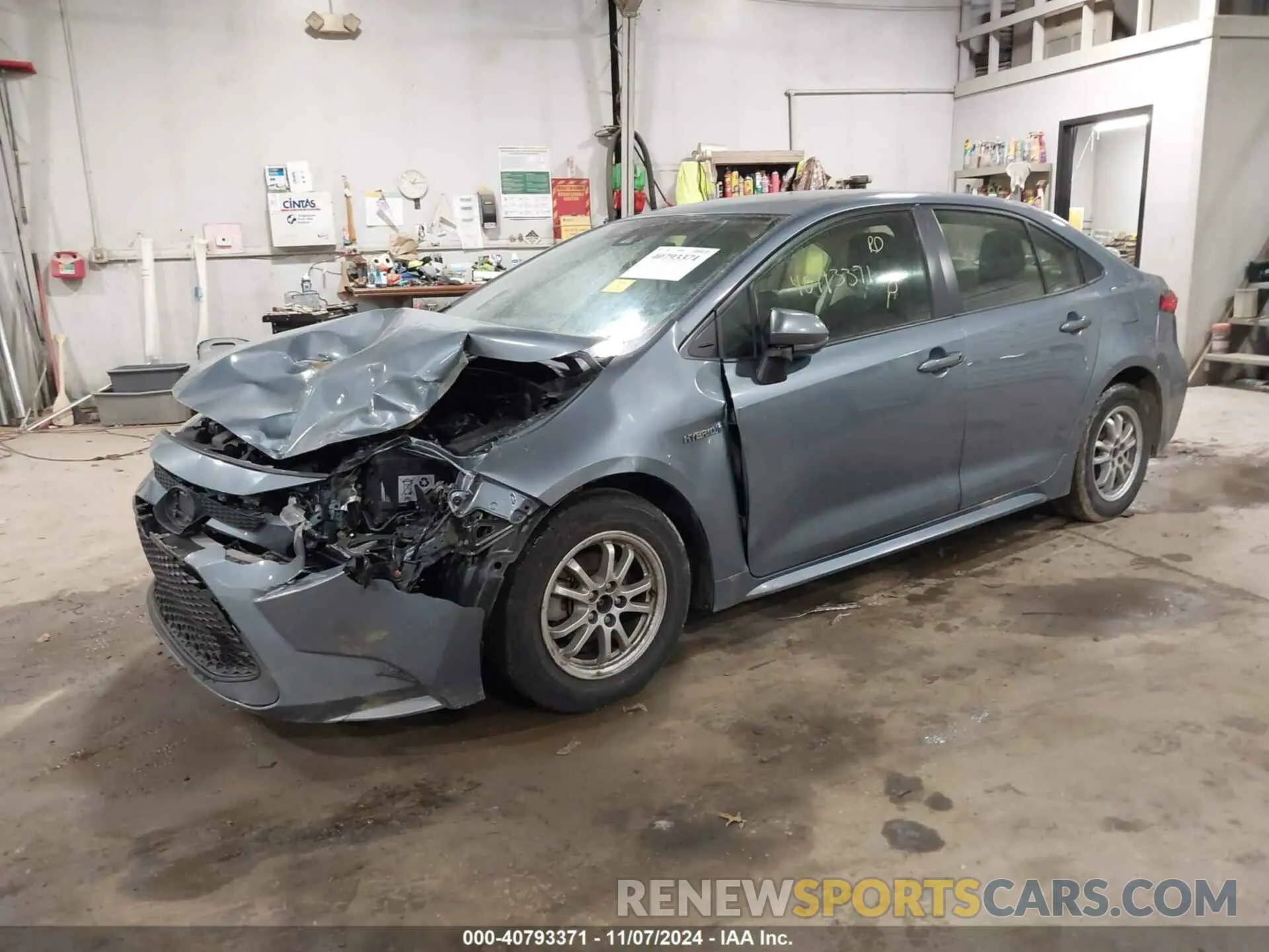 2 Photograph of a damaged car JTDEBRBE0LJ026366 TOYOTA COROLLA 2020