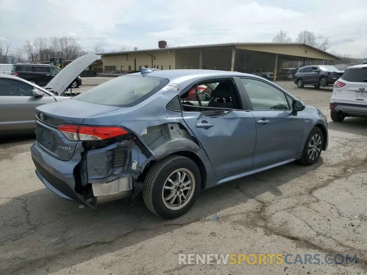 3 Photograph of a damaged car JTDEBRBE1LJ000374 TOYOTA COROLLA 2020