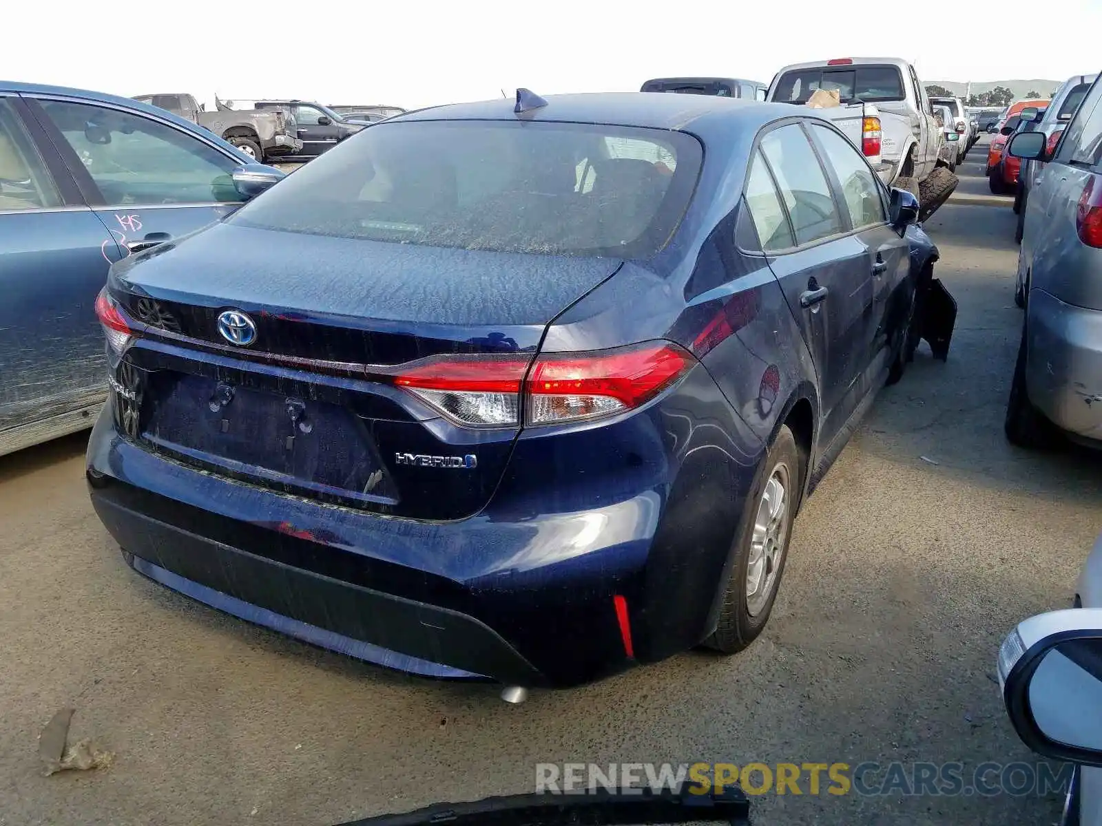 4 Photograph of a damaged car JTDEBRBE1LJ002478 TOYOTA COROLLA 2020