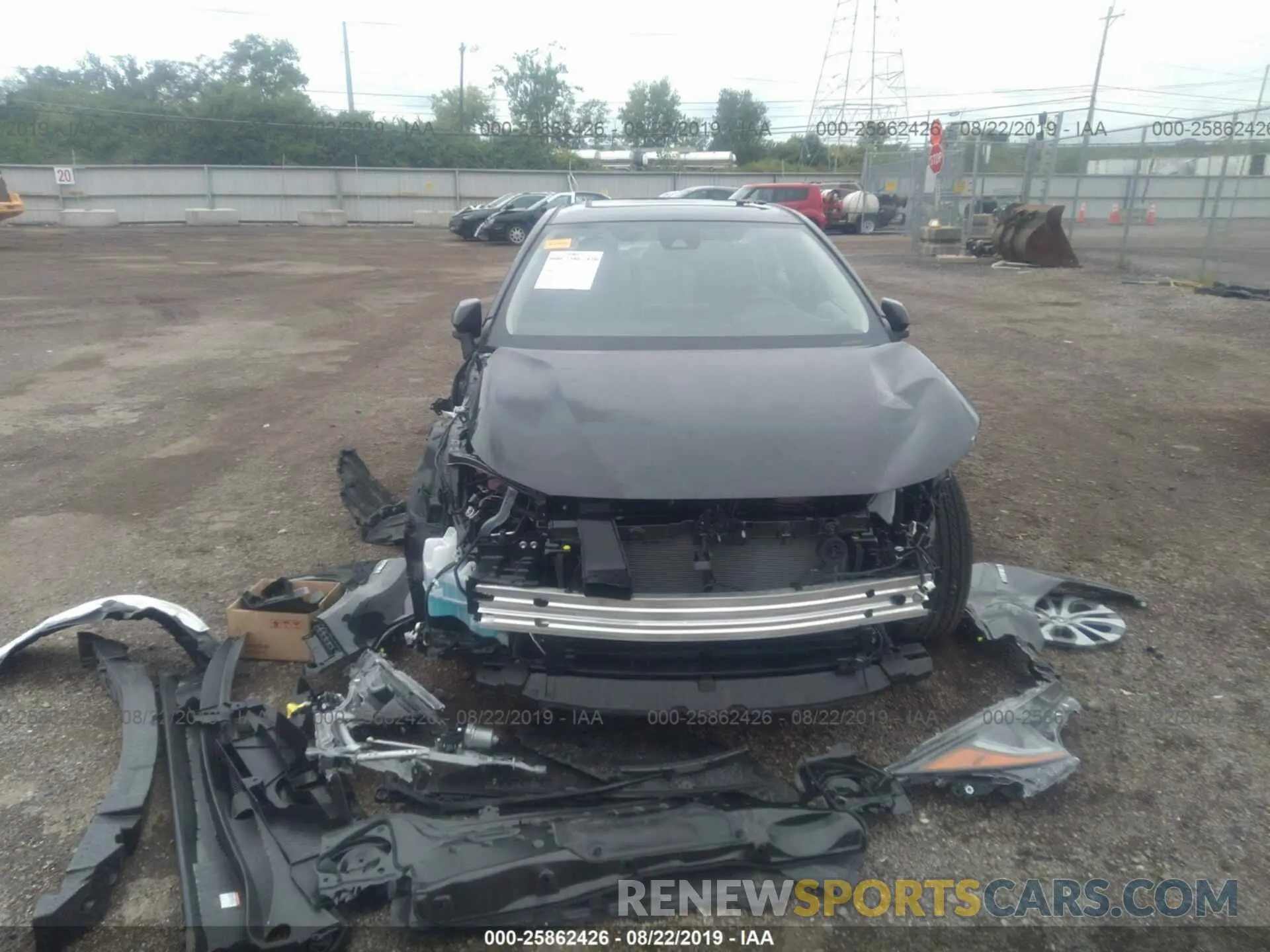 6 Photograph of a damaged car JTDEBRBE1LJ003274 TOYOTA COROLLA 2020