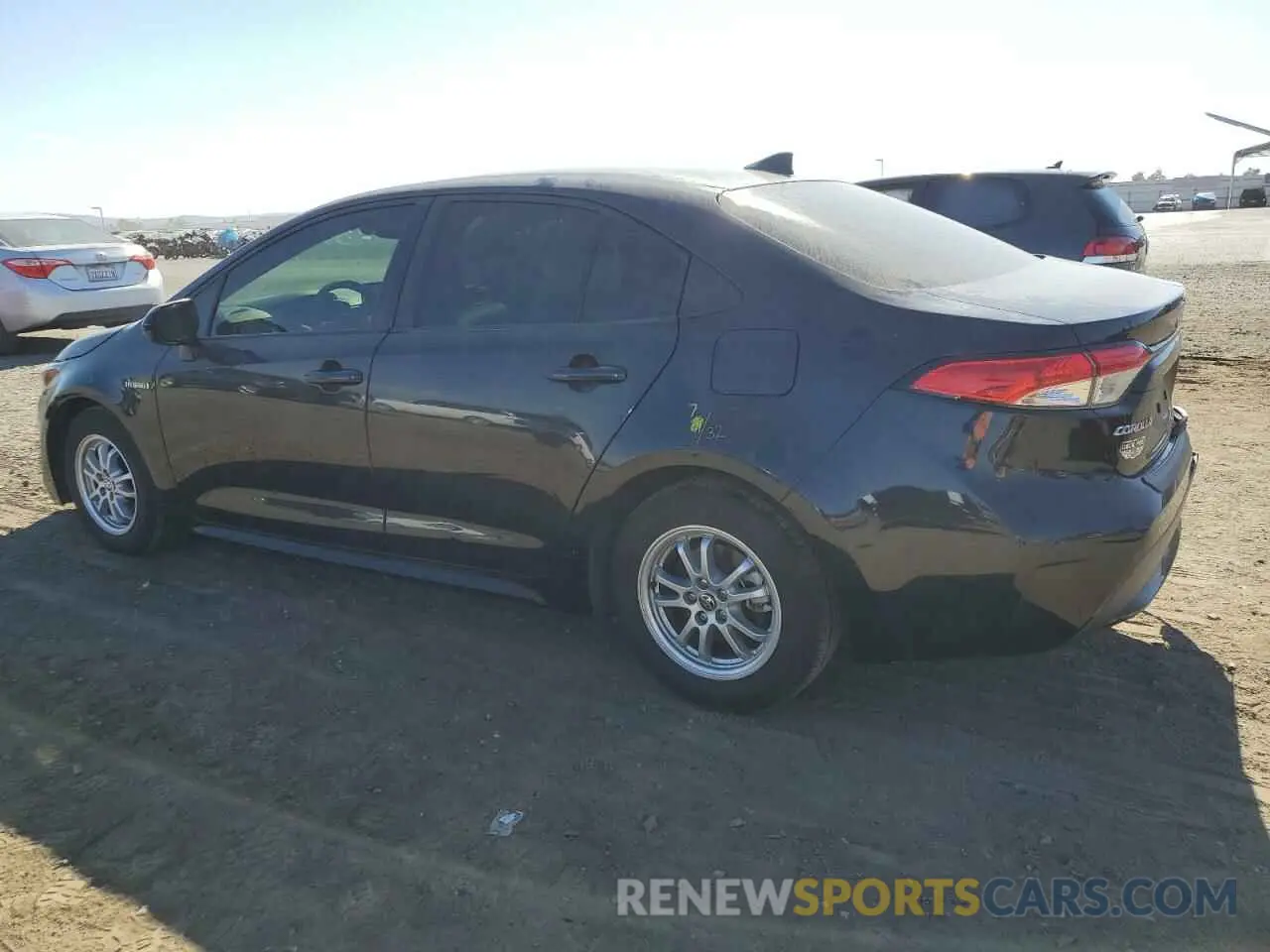 2 Photograph of a damaged car JTDEBRBE1LJ005073 TOYOTA COROLLA 2020