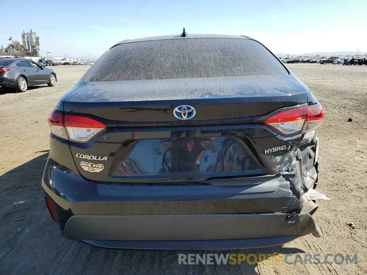 6 Photograph of a damaged car JTDEBRBE1LJ005073 TOYOTA COROLLA 2020