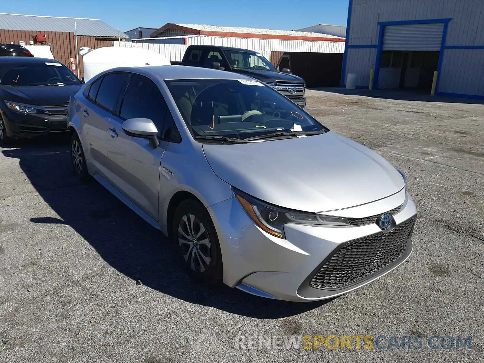 1 Photograph of a damaged car JTDEBRBE1LJ013156 TOYOTA COROLLA 2020