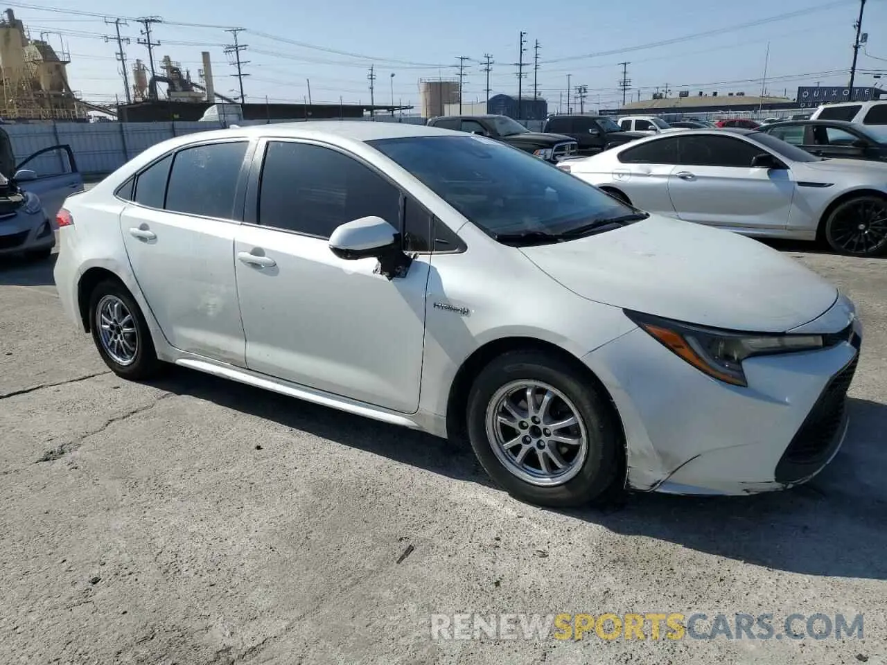 4 Photograph of a damaged car JTDEBRBE1LJ018390 TOYOTA COROLLA 2020