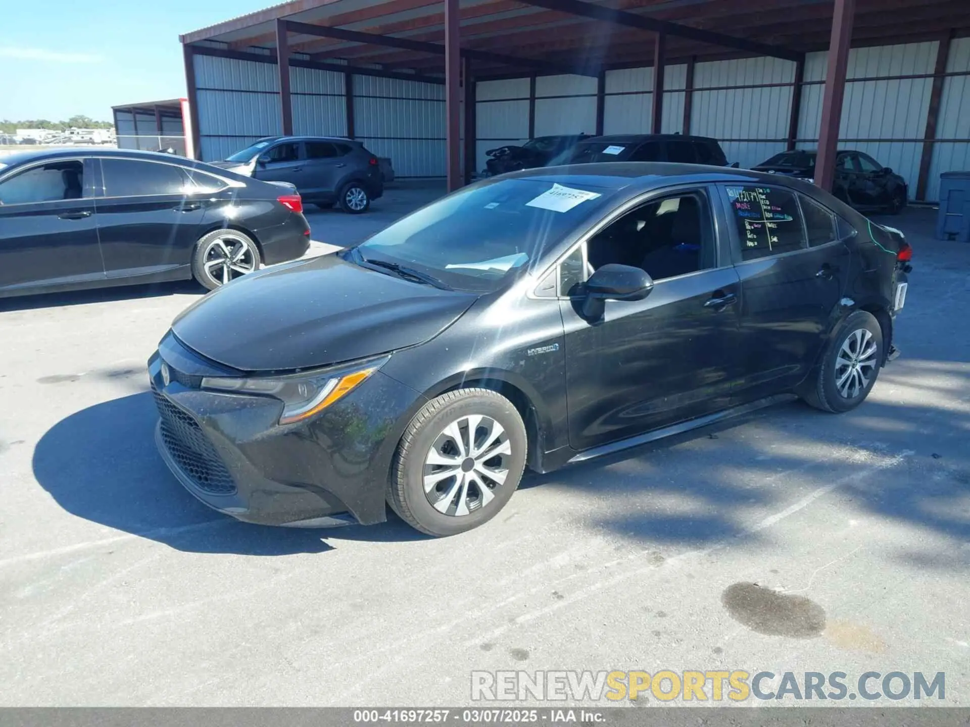 2 Photograph of a damaged car JTDEBRBE1LJ018888 TOYOTA COROLLA 2020