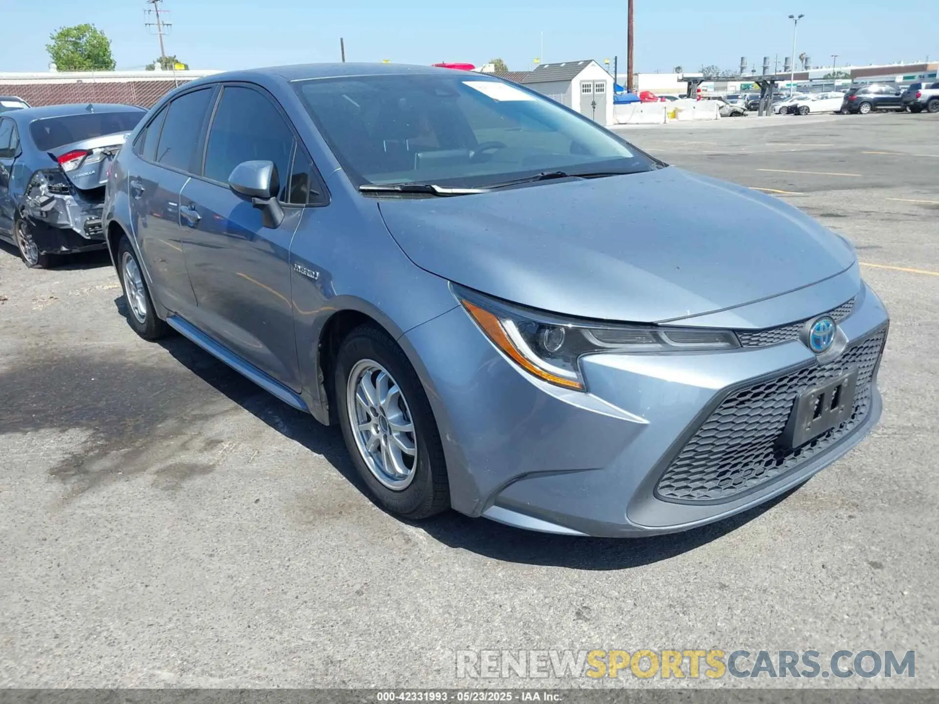 1 Photograph of a damaged car JTDEBRBE1LJ022312 TOYOTA COROLLA 2020