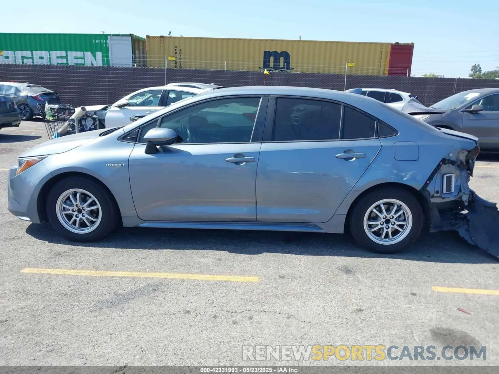 14 Photograph of a damaged car JTDEBRBE1LJ022312 TOYOTA COROLLA 2020