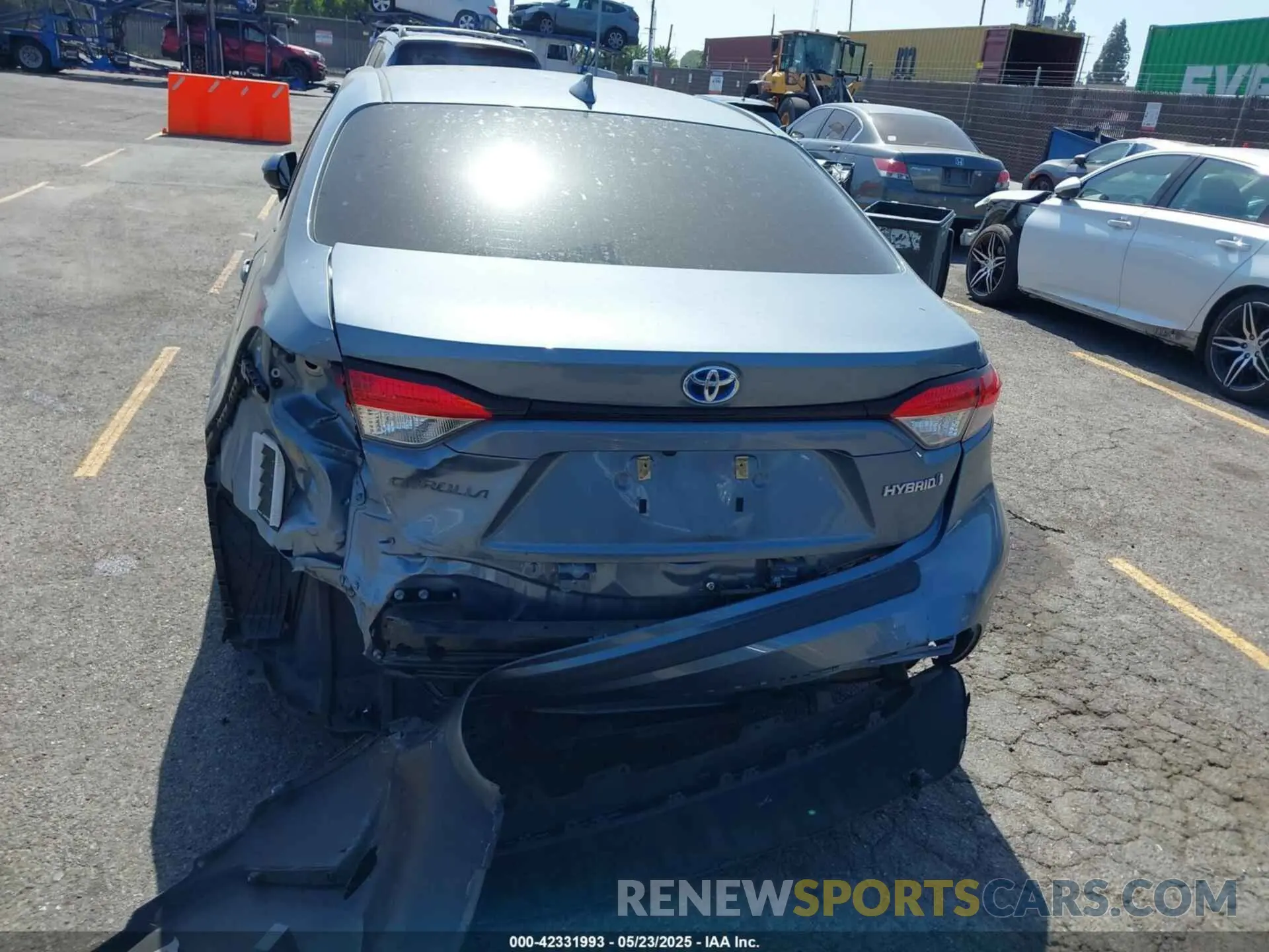 16 Photograph of a damaged car JTDEBRBE1LJ022312 TOYOTA COROLLA 2020