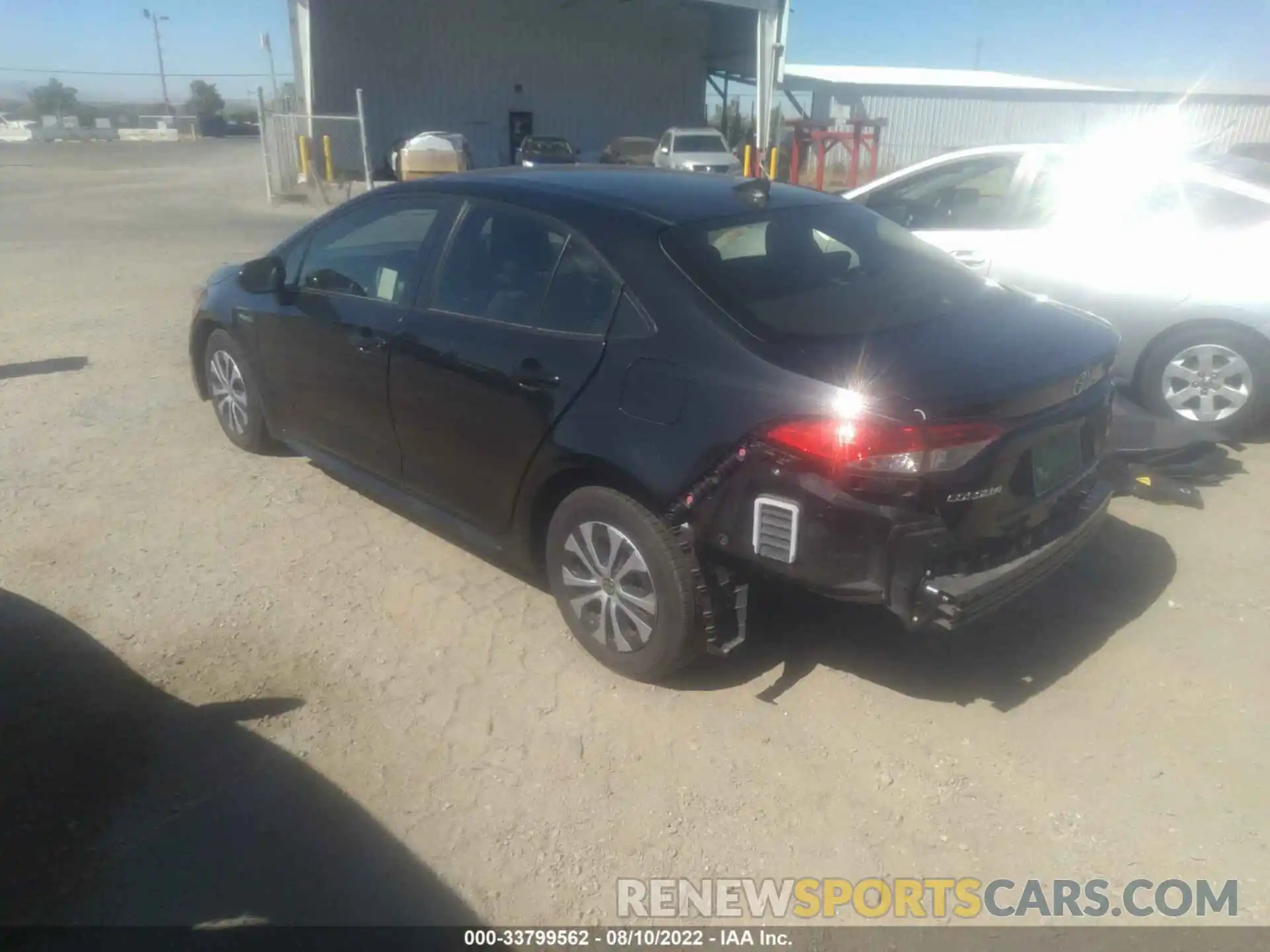 3 Photograph of a damaged car JTDEBRBE1LJ023718 TOYOTA COROLLA 2020