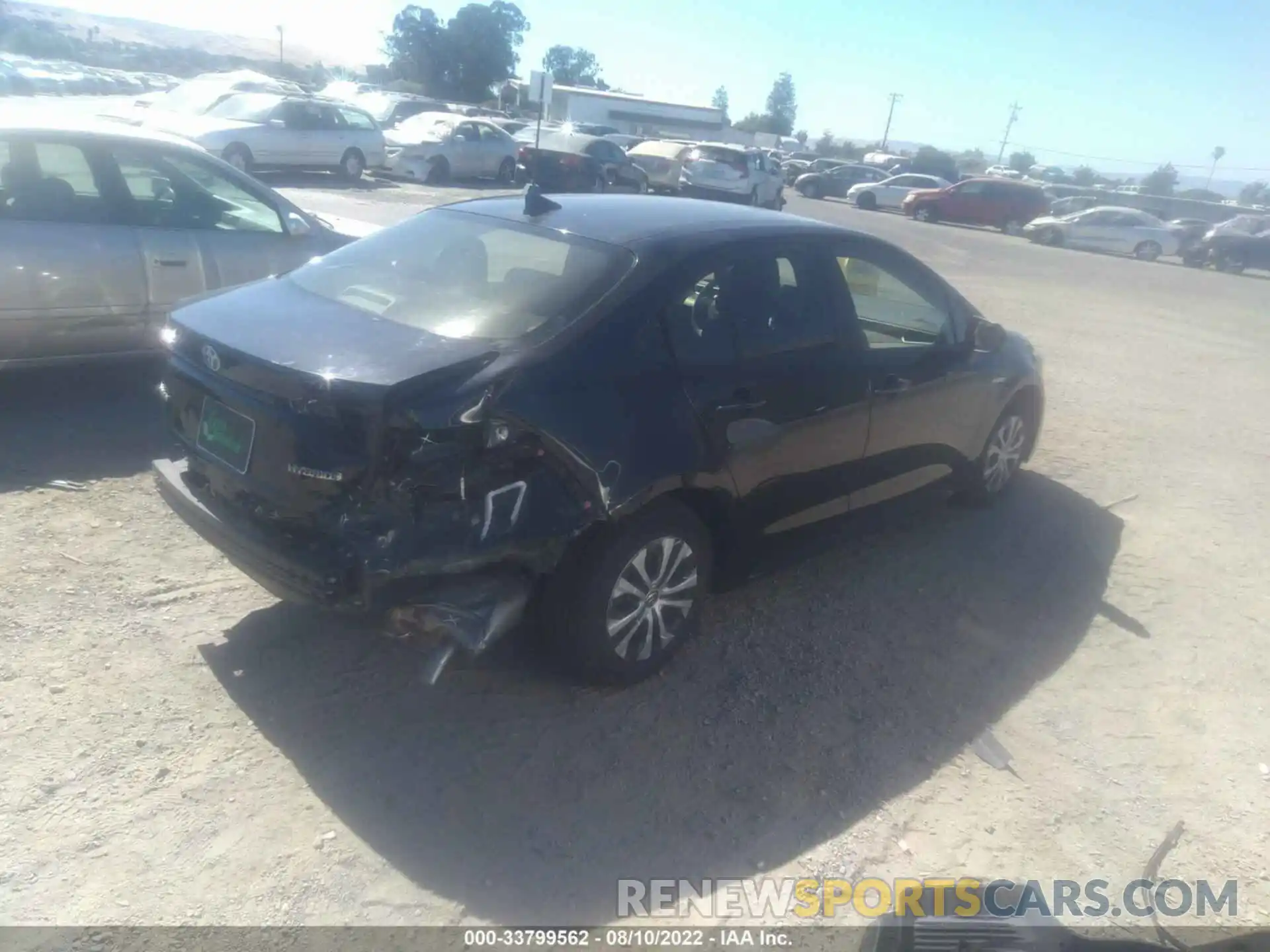 4 Photograph of a damaged car JTDEBRBE1LJ023718 TOYOTA COROLLA 2020