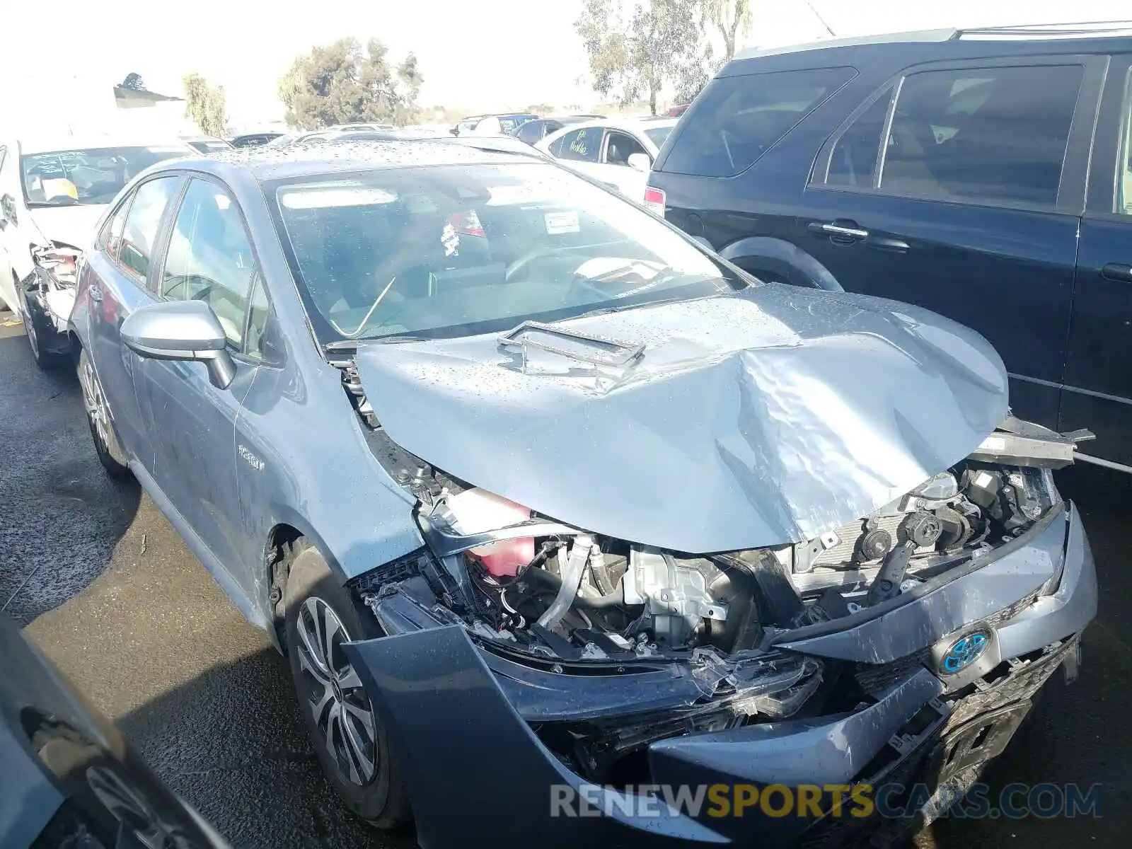 1 Photograph of a damaged car JTDEBRBE1LJ024142 TOYOTA COROLLA 2020