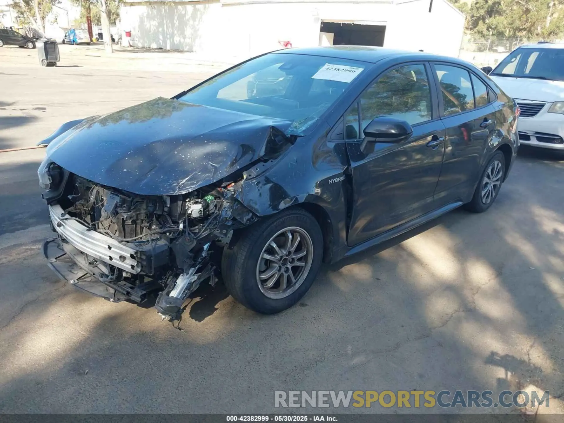 2 Photograph of a damaged car JTDEBRBE2LJ001601 TOYOTA COROLLA 2020