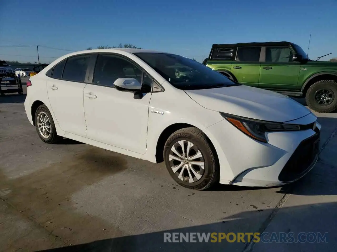 4 Photograph of a damaged car JTDEBRBE2LJ002747 TOYOTA COROLLA 2020