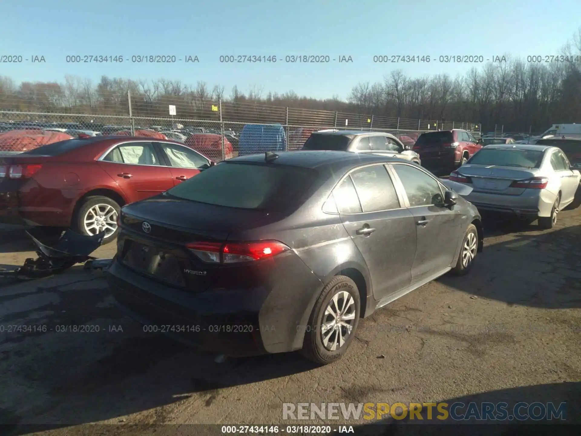 4 Photograph of a damaged car JTDEBRBE2LJ004885 TOYOTA COROLLA 2020