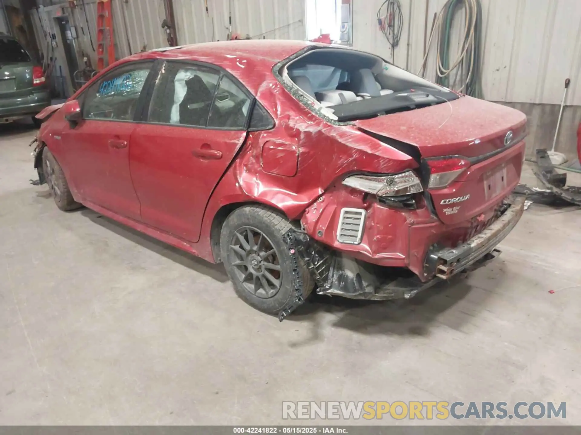 3 Photograph of a damaged car JTDEBRBE2LJ006071 TOYOTA COROLLA 2020