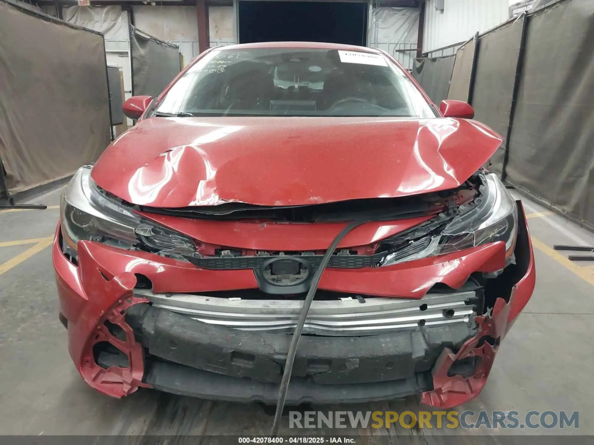 12 Photograph of a damaged car JTDEBRBE2LJ007253 TOYOTA COROLLA 2020
