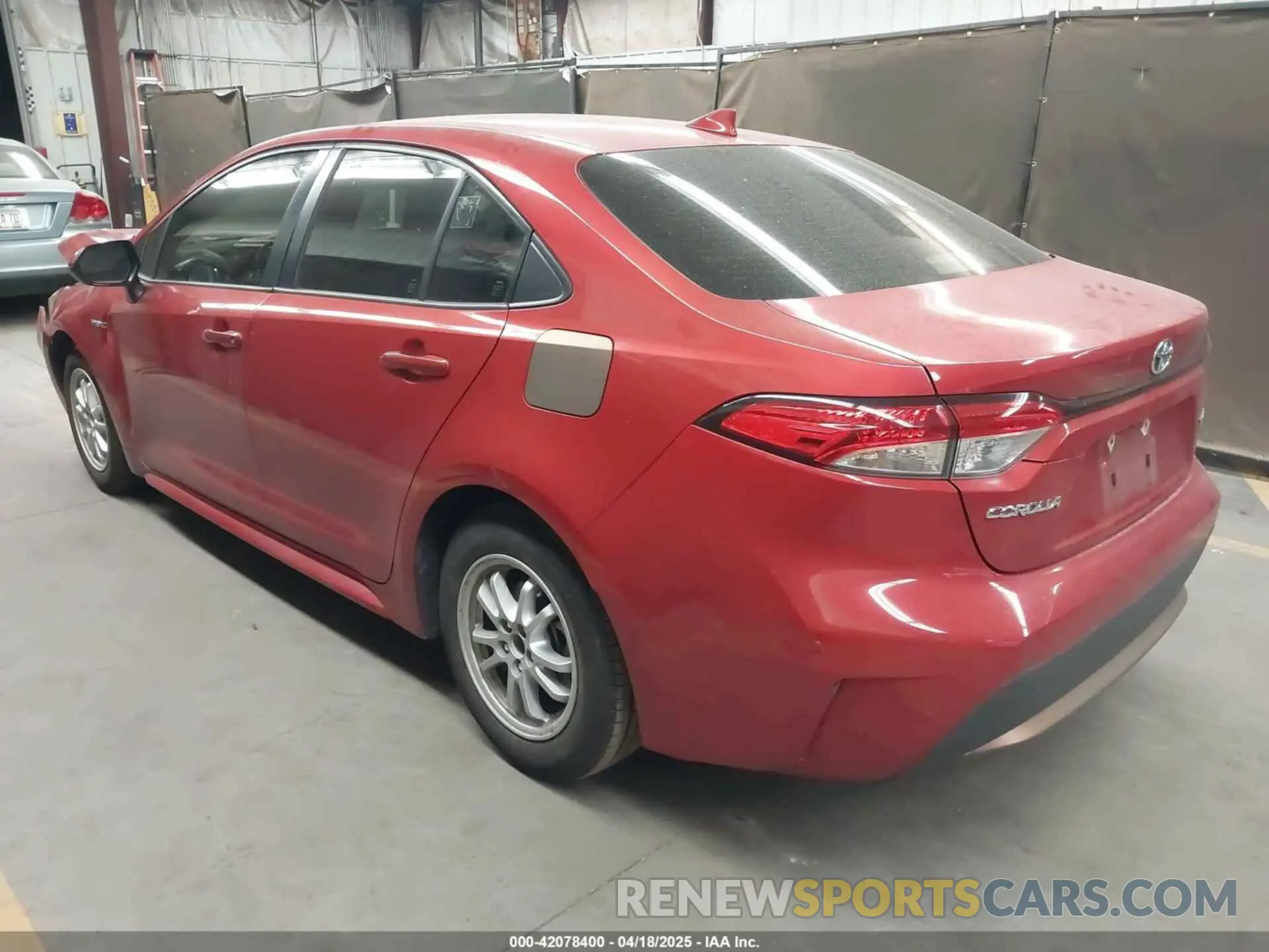 3 Photograph of a damaged car JTDEBRBE2LJ007253 TOYOTA COROLLA 2020