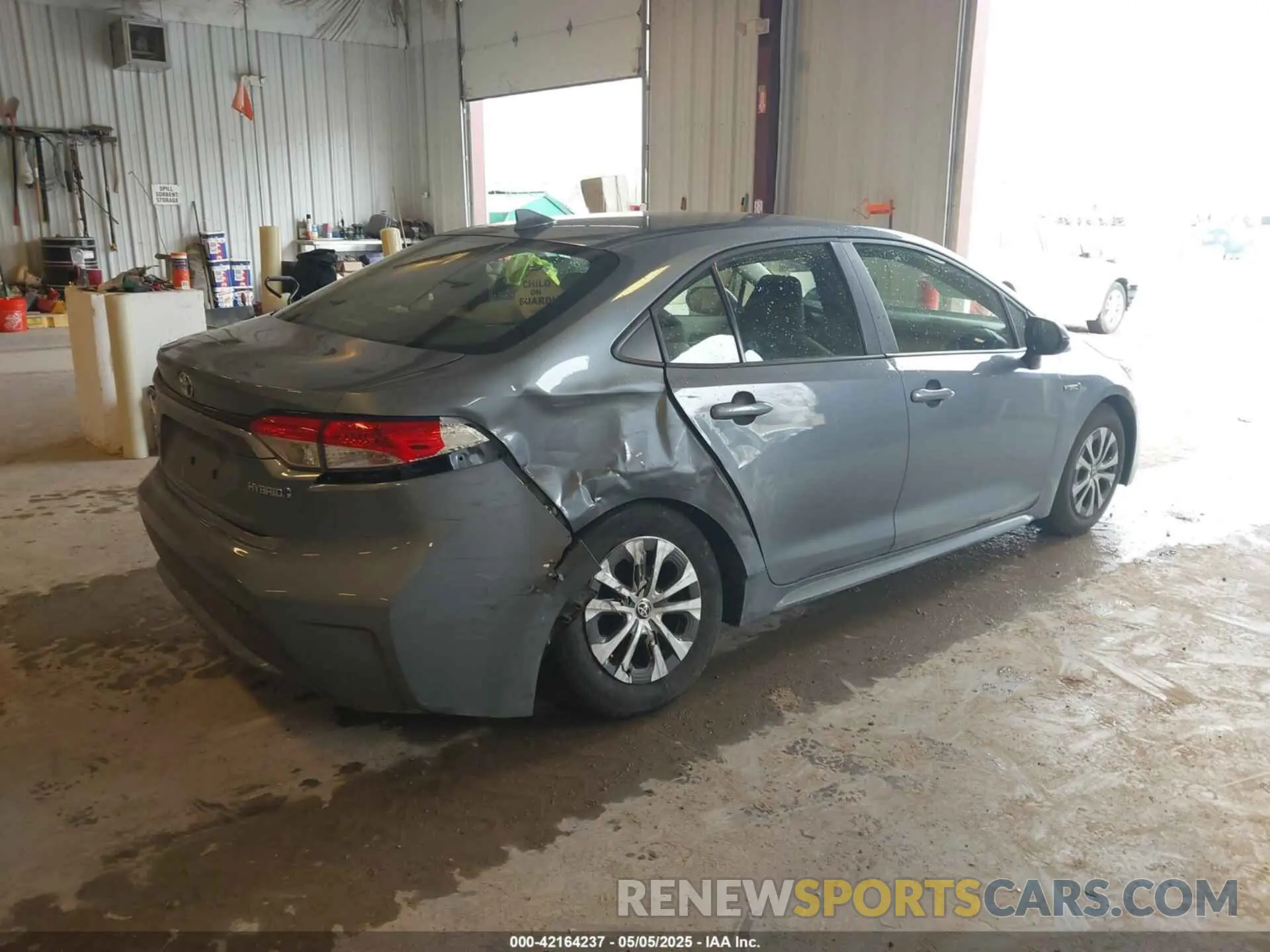 4 Photograph of a damaged car JTDEBRBE2LJ015742 TOYOTA COROLLA 2020