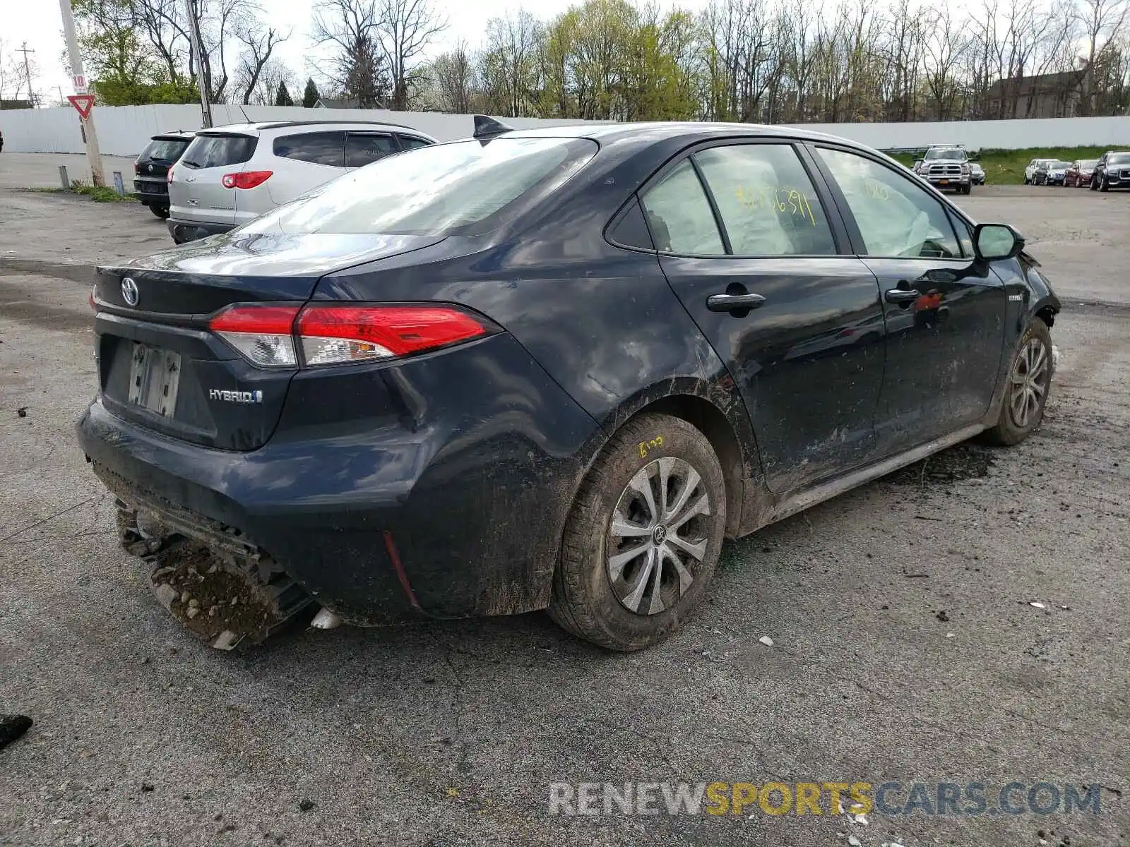 4 Photograph of a damaged car JTDEBRBE2LJ018687 TOYOTA COROLLA 2020