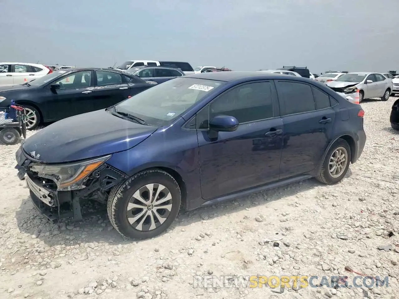 1 Photograph of a damaged car JTDEBRBE2LJ023758 TOYOTA COROLLA 2020
