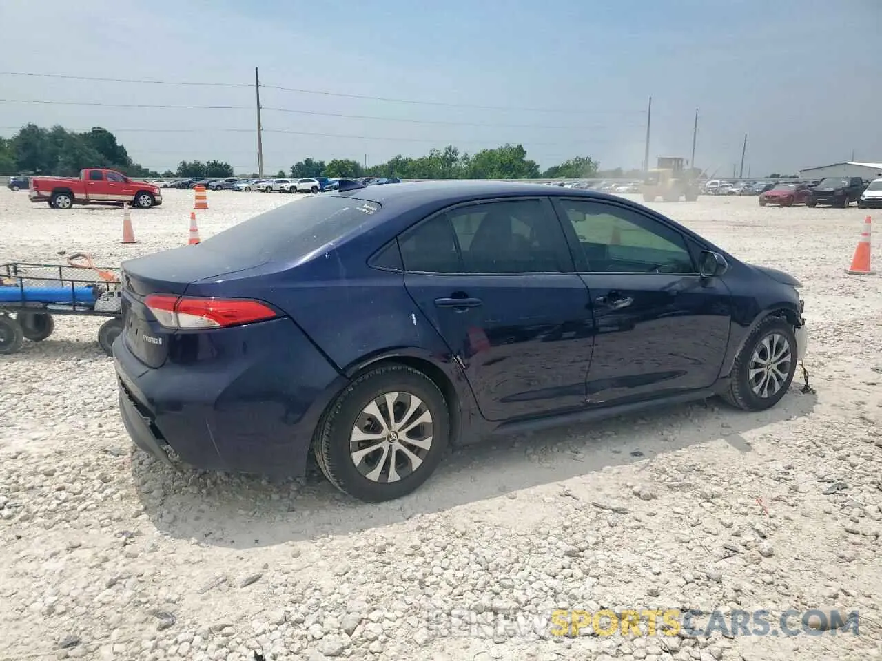 3 Photograph of a damaged car JTDEBRBE2LJ023758 TOYOTA COROLLA 2020