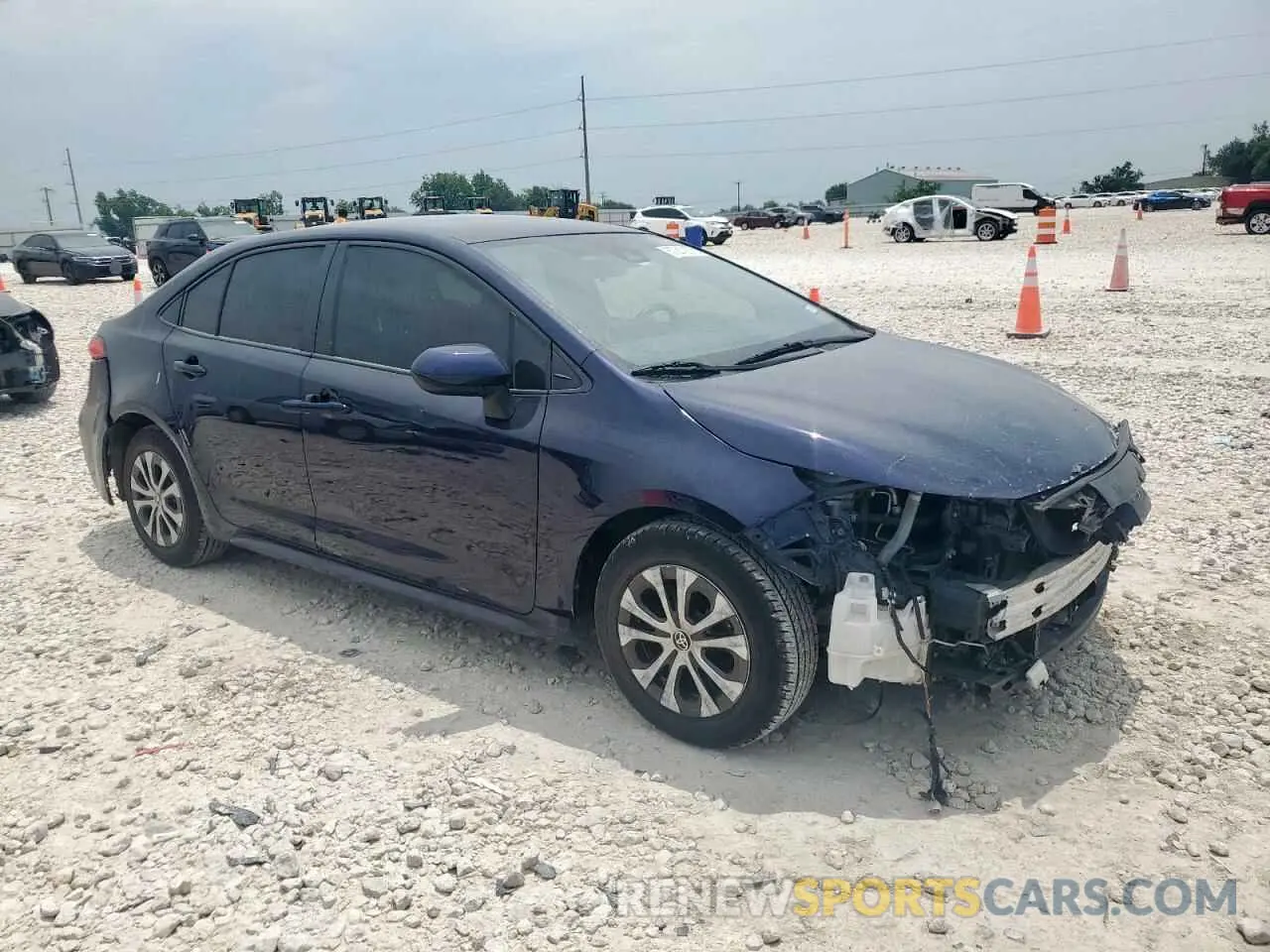 4 Photograph of a damaged car JTDEBRBE2LJ023758 TOYOTA COROLLA 2020