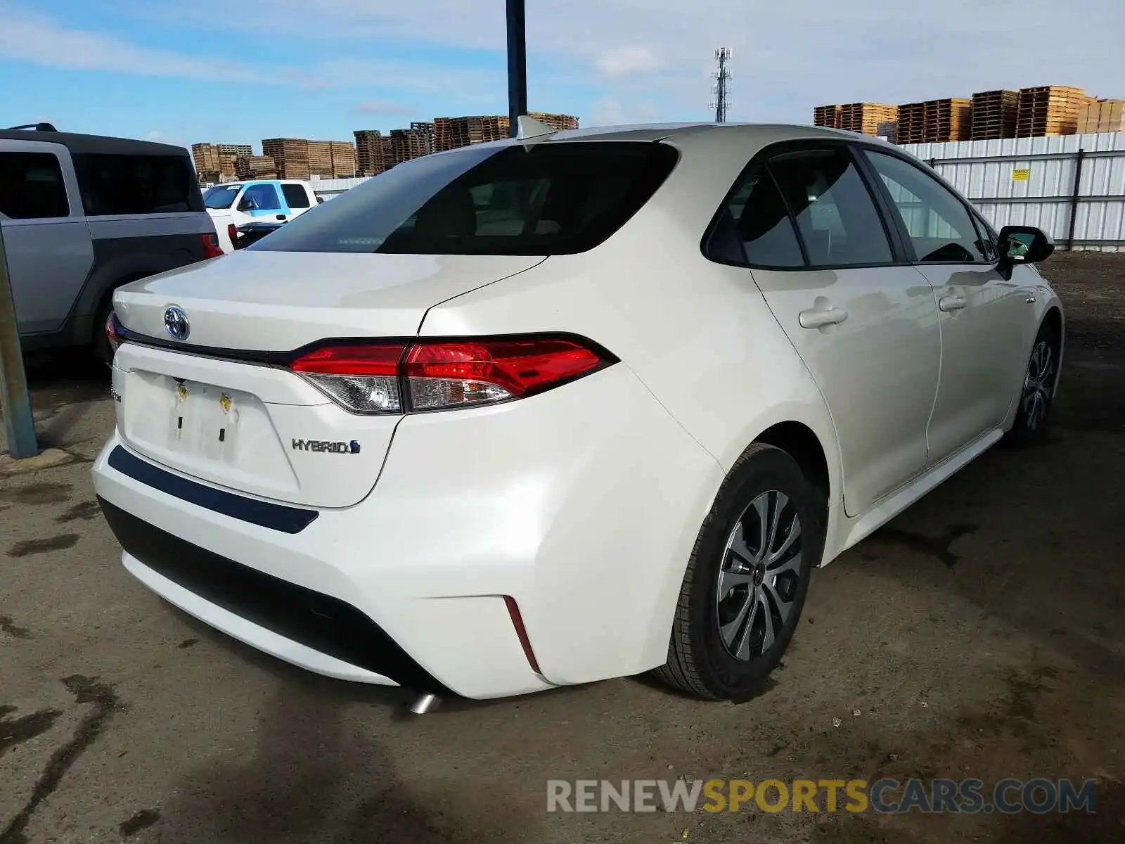 4 Photograph of a damaged car JTDEBRBE3LJ001560 TOYOTA COROLLA 2020