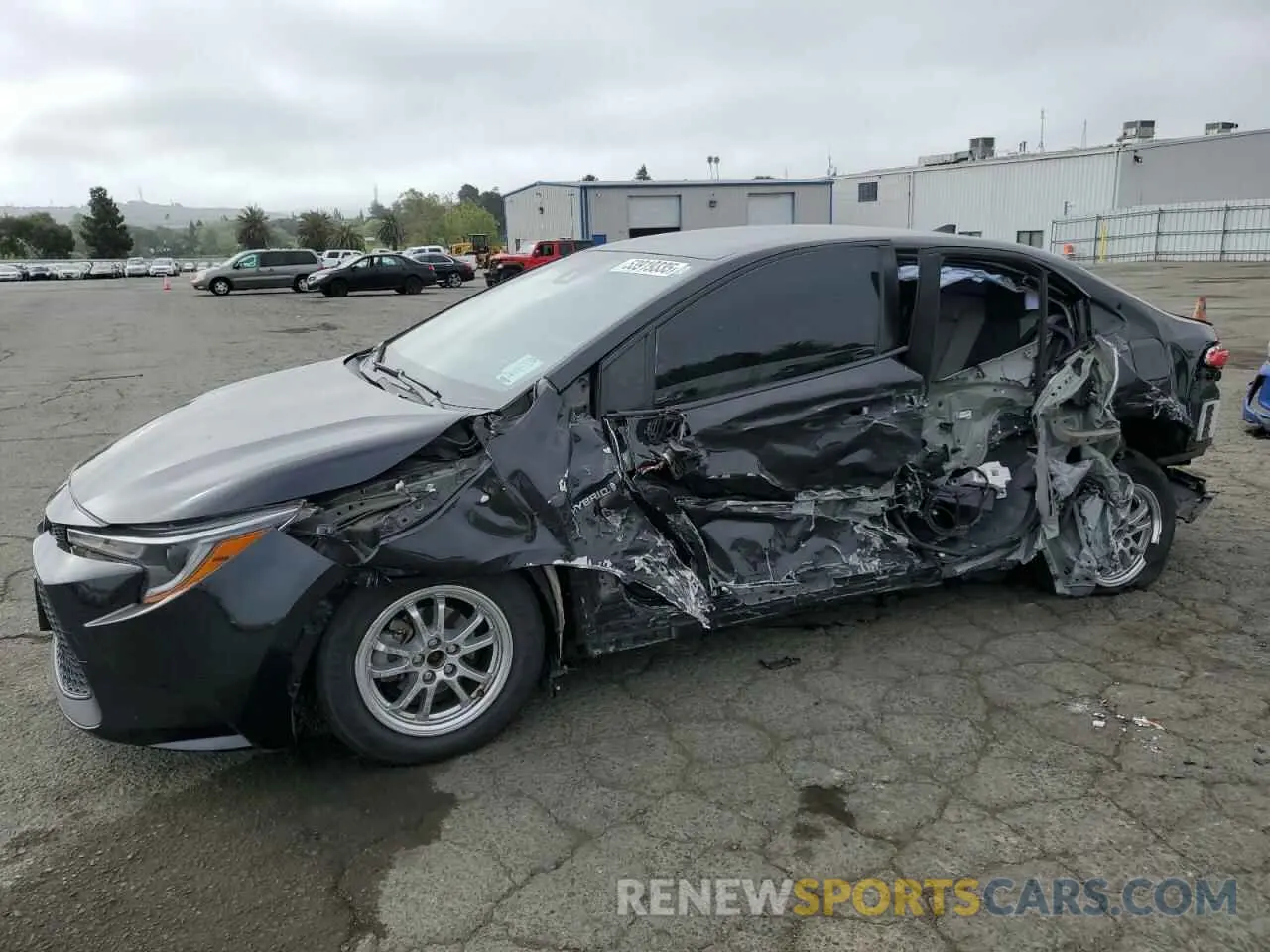 1 Photograph of a damaged car JTDEBRBE3LJ002322 TOYOTA COROLLA 2020