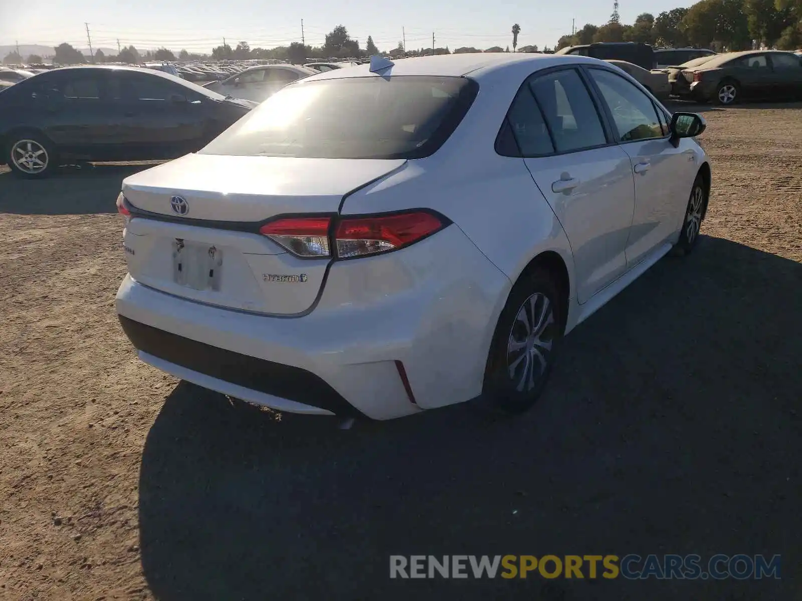 4 Photograph of a damaged car JTDEBRBE3LJ003518 TOYOTA COROLLA 2020