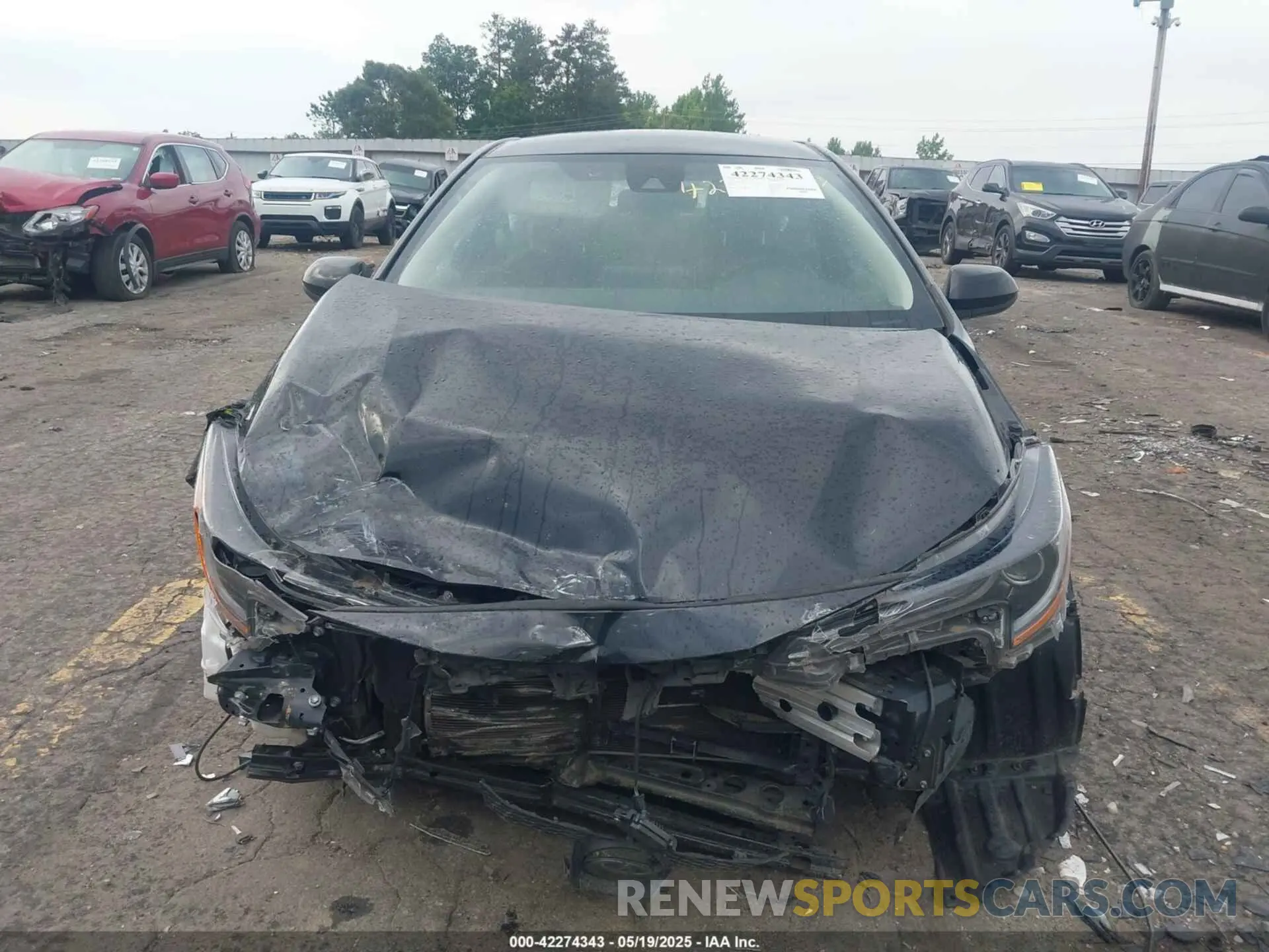 12 Photograph of a damaged car JTDEBRBE3LJ014308 TOYOTA COROLLA 2020