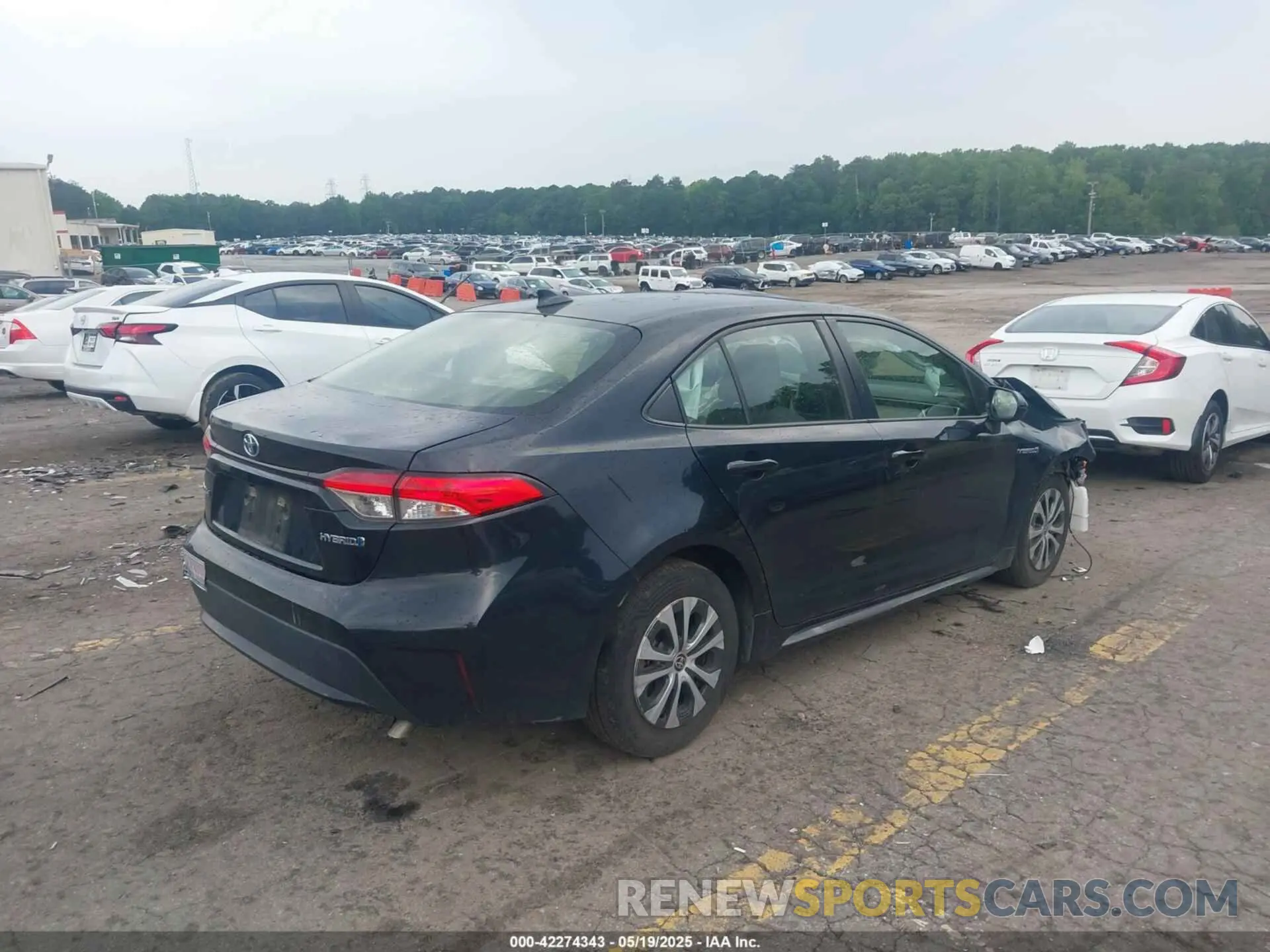 4 Photograph of a damaged car JTDEBRBE3LJ014308 TOYOTA COROLLA 2020