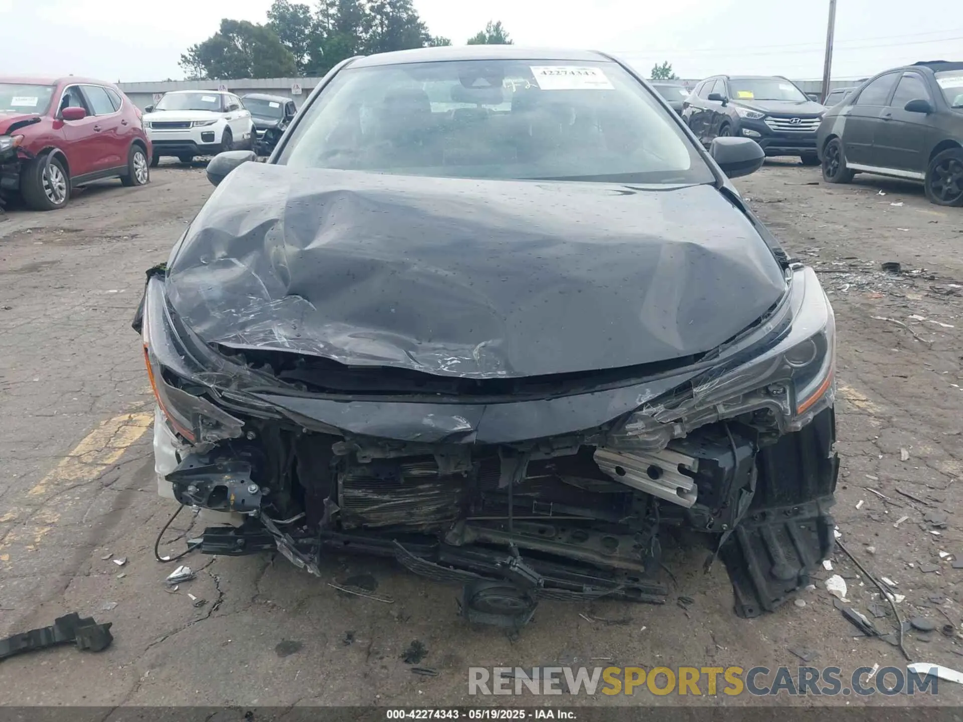 6 Photograph of a damaged car JTDEBRBE3LJ014308 TOYOTA COROLLA 2020