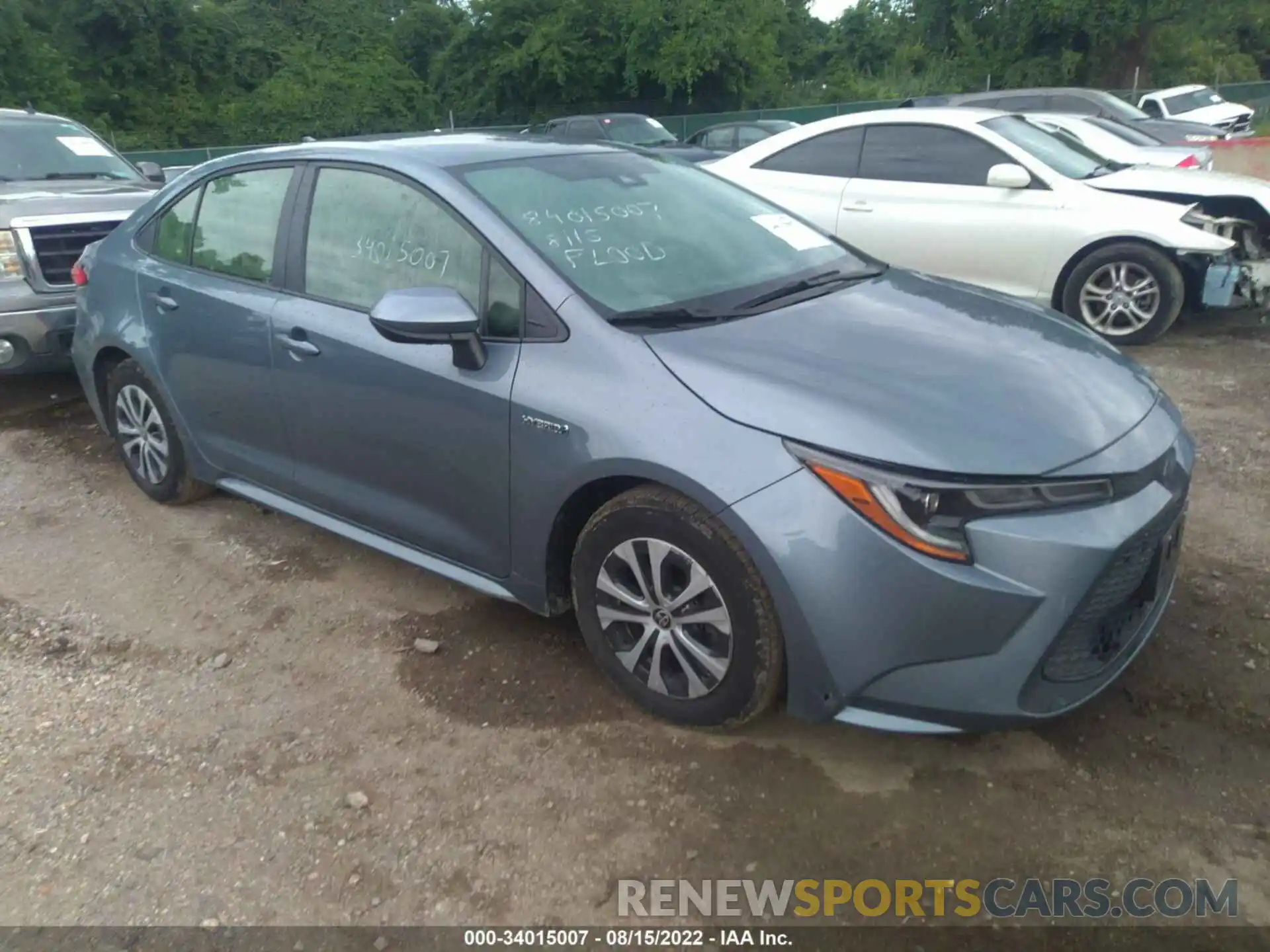 1 Photograph of a damaged car JTDEBRBE3LJ014907 TOYOTA COROLLA 2020