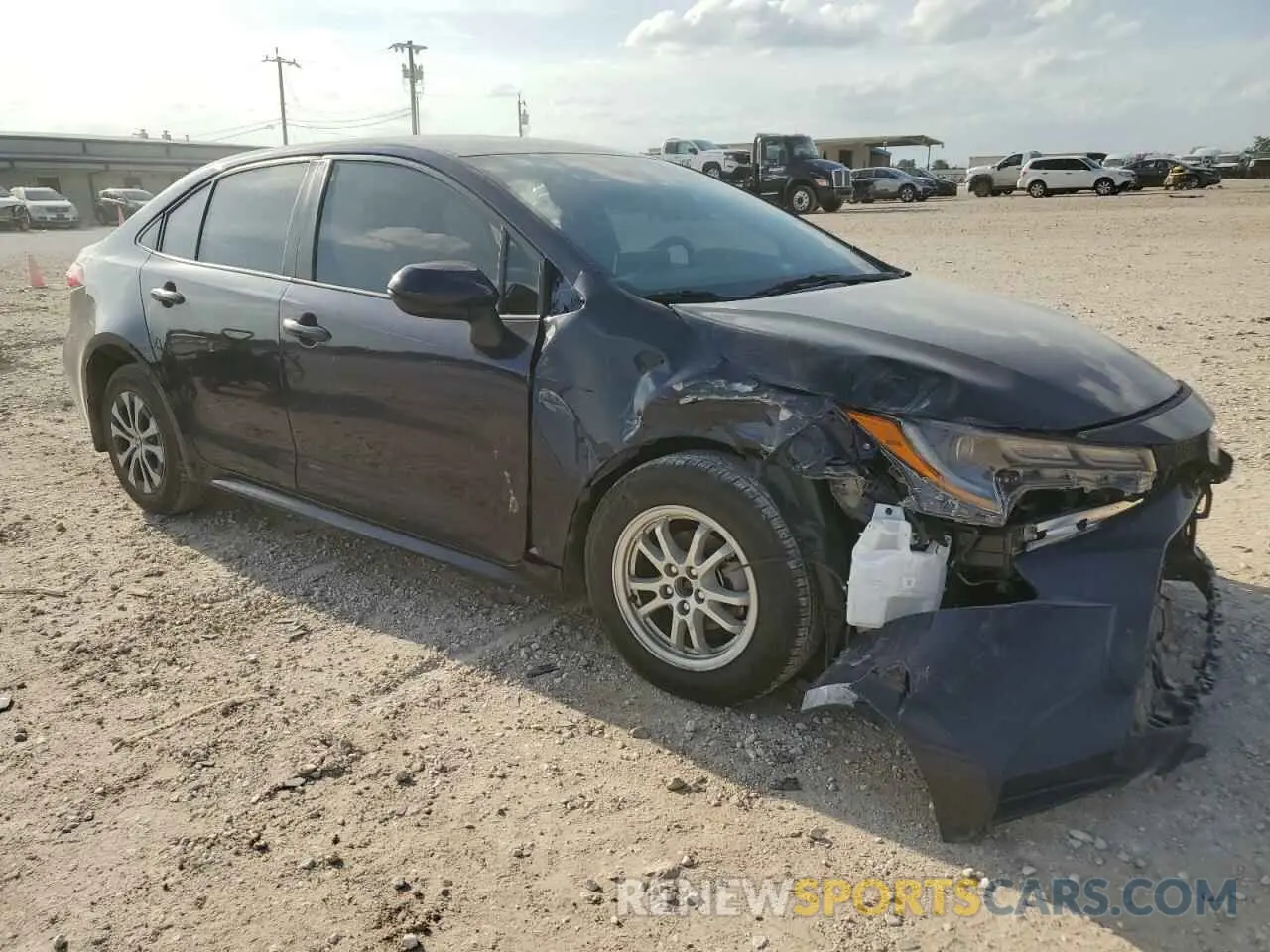 4 Photograph of a damaged car JTDEBRBE3LJ015698 TOYOTA COROLLA 2020